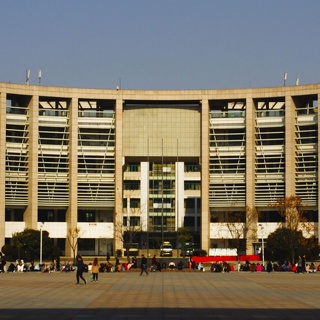 Number one academic building in Wuhan University of Technology, Wuhan, China.