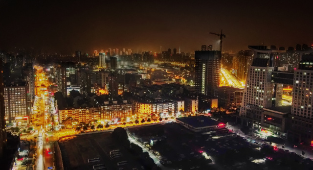 Night at Wuhan, China