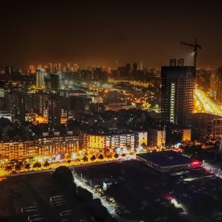 Night at Wuhan, China